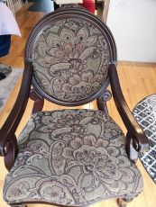 欧式大沙发椅,全皮大ottoman